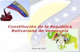 Constitucion de la Republica Bolivariana de Vzla