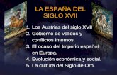Tema 8. España en el siglo XVII