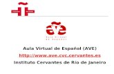 Presentación del Curso Virtual de Español (AVE)