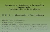 Tp2. quinteros, m. int. ecolog.