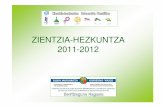 Zientzia hezkuntza 2011-12 aurkezpena