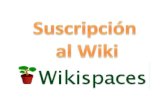 Suscripción y edición del wiki