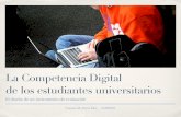 La competencia digital de los estudiantes universitarios