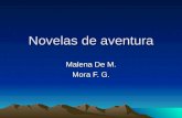 Novelas de aventura Malena y Mora