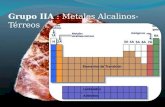 Grupo IIA de la tabla periódica de los elementos: Metales Alcalinos-Térreos