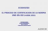 Proceso de certificación ecodiseño ISO 14006 - AENOR