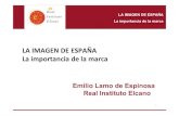 Presentación Marca España Emilio Lamo de Espinosa