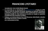 Francois lyotard