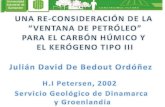 RECONSIDERACION VENTANA DE PETROLEO CARBON HUMICO Y KEROGENO TIPO III
