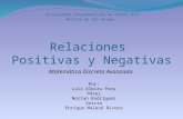 Relaciones Positivas y Negativas