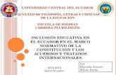 Inclusión educativa ecuador. uce by Milton Rocha