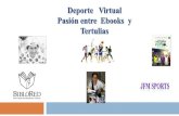 Deporte virtual. pasión entre ebooks  y tertulias. biblored.