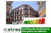 Certificación energética ETRES Consultores