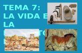 Tema 7   la vida en la prehistoria