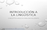 Resumen en esquemas de Lingüística para Bachillerato