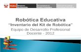 Inventario kit de robótica