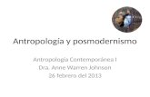 Antropología Postmoderna II