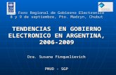 Tendencias de E-Gobierno en Argentina