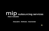 MiP outsourcing services