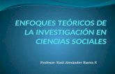 Enfoques TeóRicos De La InvestigacióN En Ciencias Sociales