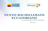 Nuevo bachillerato ecuatoriano
