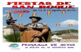 Programa  Fiestas San Roque 2010