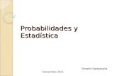 Probabilidades y estadística  c2 nov 2011