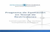 Programa de Formación en Teoría de Restricciones (TOC)