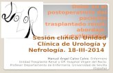 Dolor en el postoperatorio del paciente trasplantado renal: abordaje y evaluación