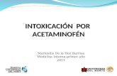 Intoxicacion por Acetaminofen
