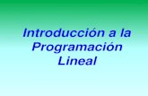 Programacion lineal 2014