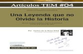 Una Leyenda que no Olvide la Historia | Carlos de la Rosa Vidal