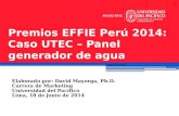 Caso UTEC – Panel generador de agua