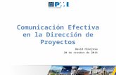 Comunicación Efectiva en la Dirección de Proyectos