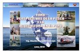 Perspectivas de la pesca y la acuicultura en el perú