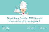 30. Conoce genexus BPM suite y cómo puede ayudarlo a simplificar el desarrollo