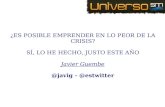 Emprendedor - Javier Guembe - Congreso de Internet 2010