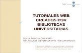Tutoriales Web De Las Bibliotecas Universitarias