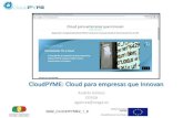 CloudPYME: Cloud para empresas que Innovan