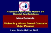 Presentación sobre violencia y abuso sexual contra la mujer peruana