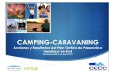 Camping y Caravaning. Acciones y resultados plan de presencia e identidad en red CECC.