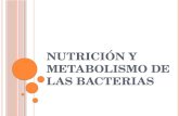 Nutricion y metabolismo de las bacterias