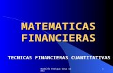 Matematicas Financieras interes simple y compuesto