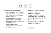 Presentación novedades ROC