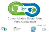 Comunidades sostenibles 2013 16 01-13