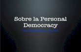 Sobre La Personal Democracy
