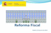 Resumen de la reforma fiscal de junio de 2014