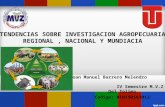 Tendencias en investigacion del sector agropecuario en colombia y el mundo mvz