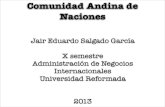 COMUNIDAD ANDINA DE NACIONES -  JAIR SLAGADO