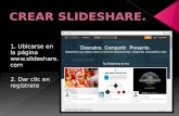 Crear slideshare y subir archivos e insertar en el blog.